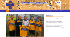 Desktop Screenshot of cumannnaomhtreasaclg.com